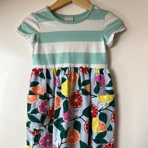 Never worn, Hanna Andersson Playdress, Citrus print, pockets